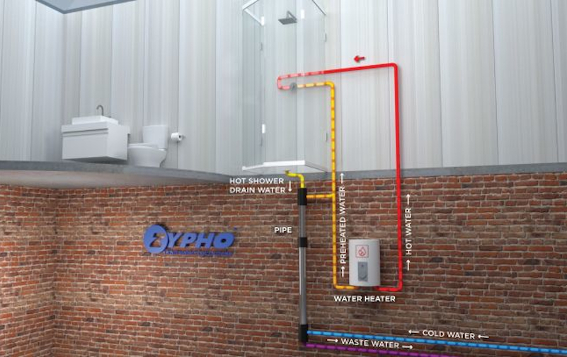 Duši soojatagasti Zypho Pipe 65 - Image 3