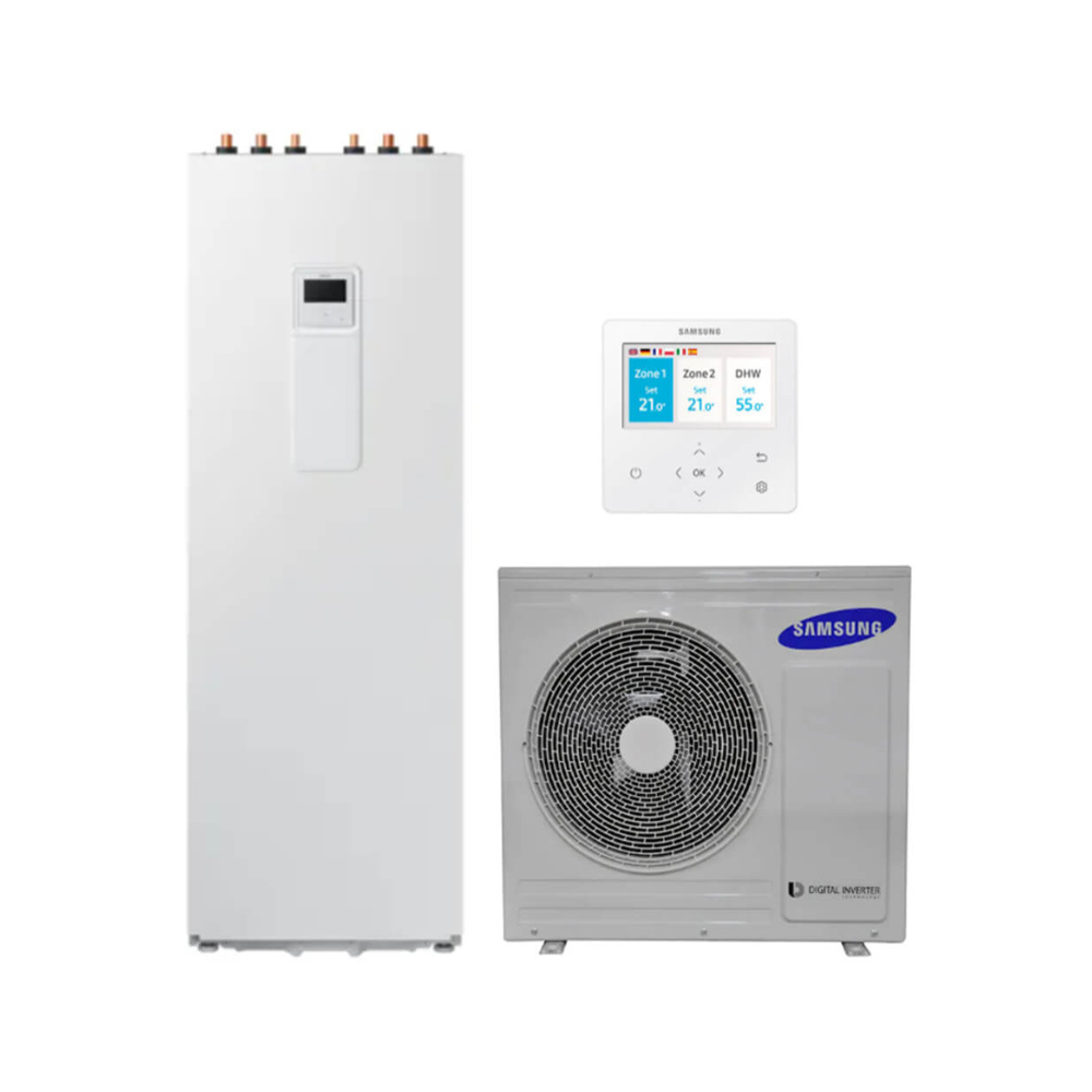 Õhk vesi soojuspump samsung ehs climatehub 200 4kw