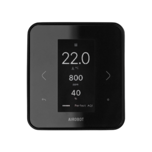 airobot ruumiandur se1 põrandaküttele (must, õhukvaliteedi mõõtmisega (co2 andur)