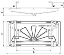 blue river kondensaadivann küttekaabliga hall