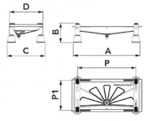 blue river kondensaadivann genius jalgadega joonis