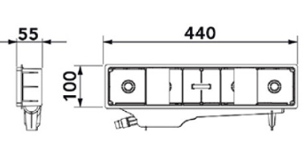 compact elite built in installation box with siphon joonis