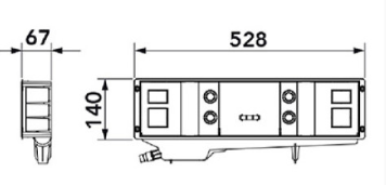 elisyum hydronic elite sifooniga paigaldusboks