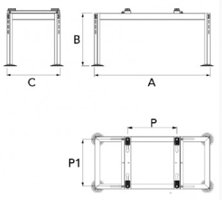 empire evo põrandaraam joonis