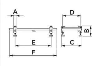 küttekaabliga kondensaadivann vibratsioonipuksidega joonis