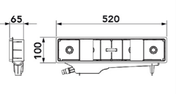 professional elite built in installation box with siphon joonis