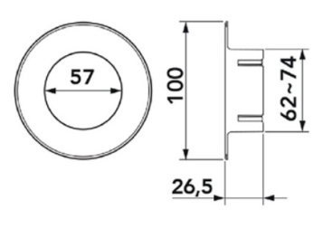 ra universal tear proof flange