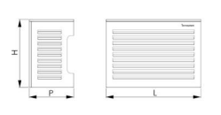 ts cover välisosa kate ral 9002 5° kaldega katus joonis