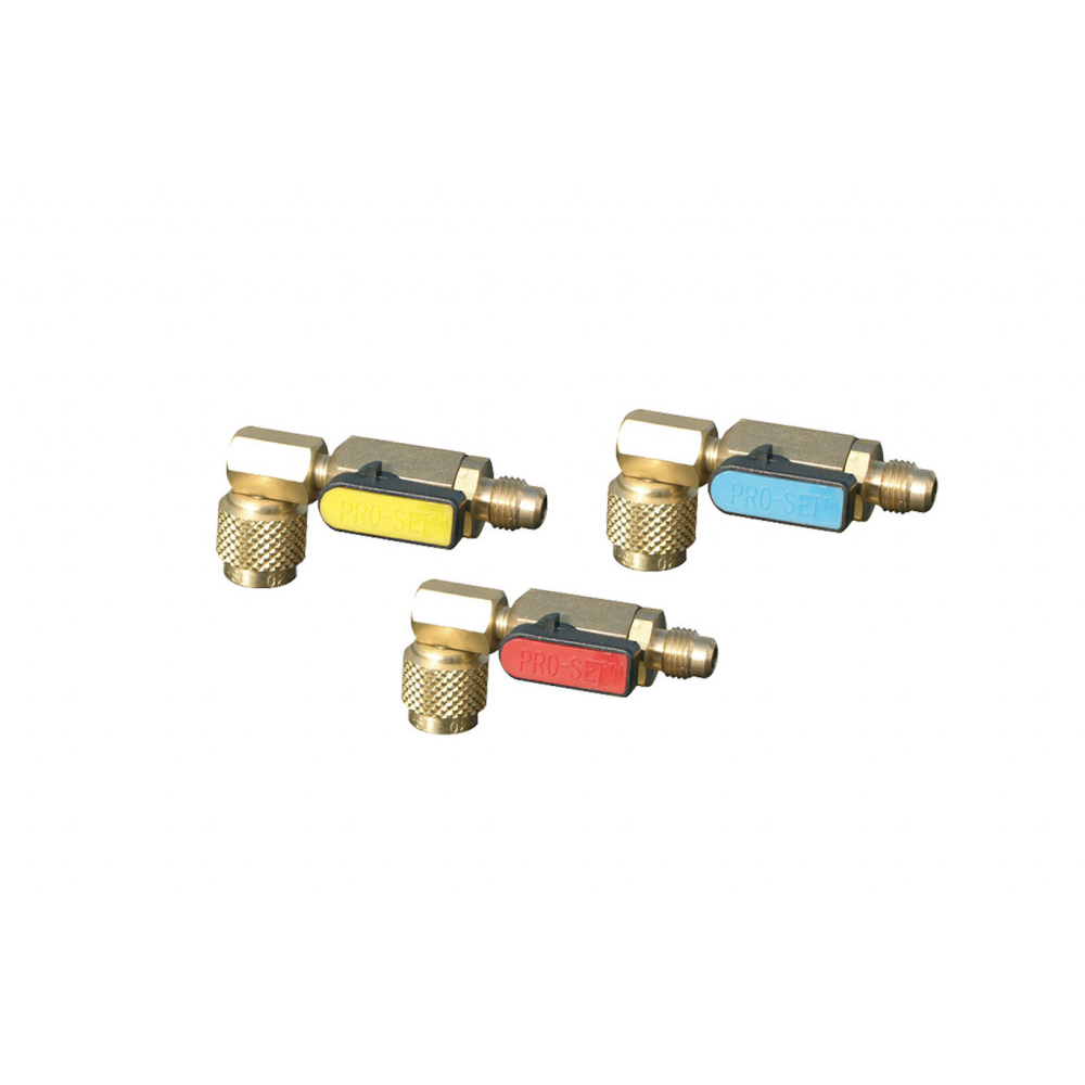 90° kuulventiilide komplekt 3 tk