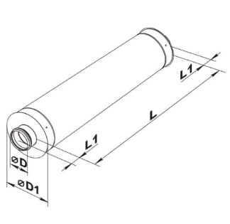 jäik ümar mürasummutaja joonis